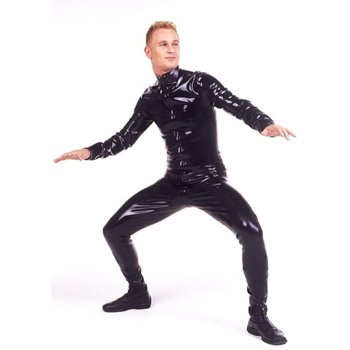 Männer Catsuit mit Zip vorne durch den Schritt.